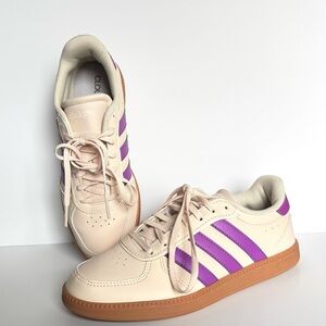 Adidas Women's pale pink and Purple Sneakers